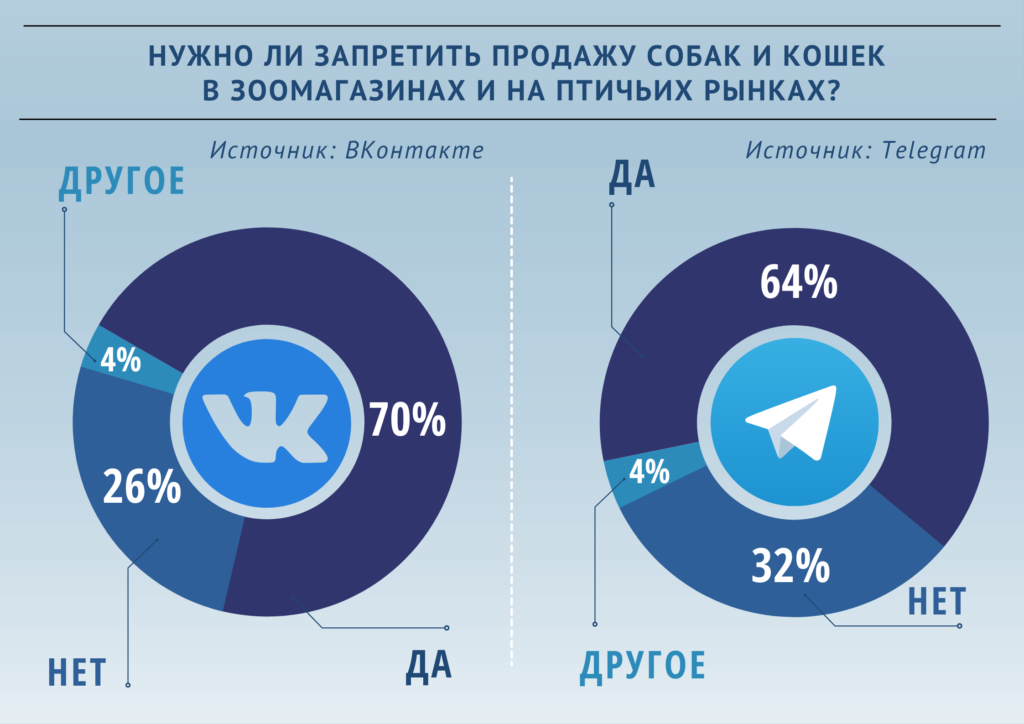 Опрос «ВиЖ»: нужно ли запрещать продажу кошек и собак в зоомагазинах
