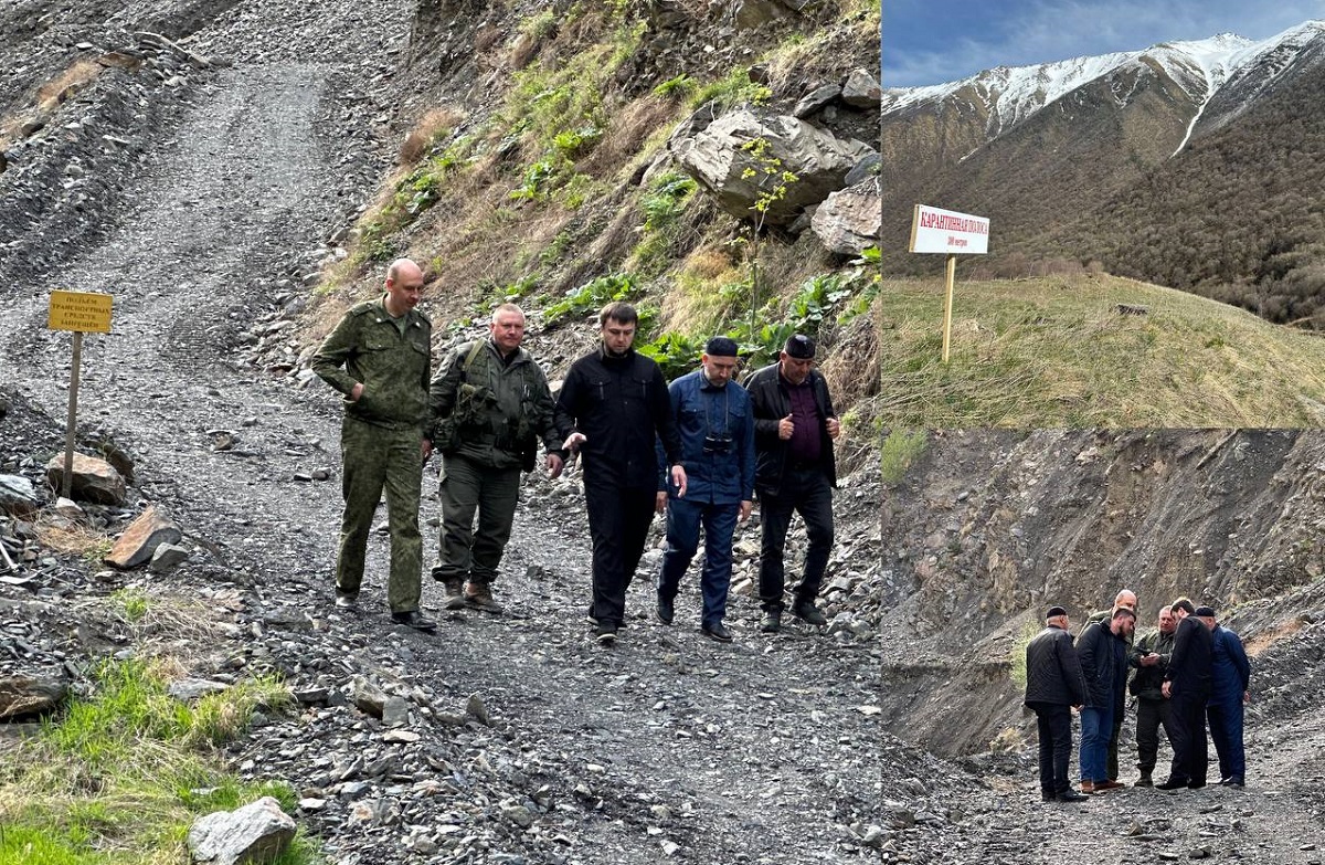 В Чечне установили карантинную полосу на границе с Грузией
