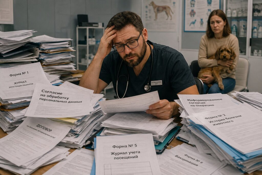 Эксперт: ветеринары тратят до 40% рабочего времени на заполнение документов